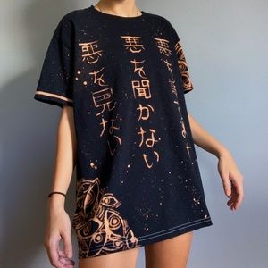 Custom Bleach Dyed Tee
